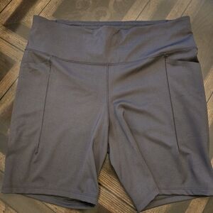 Calia Women's Black Biker Shorts